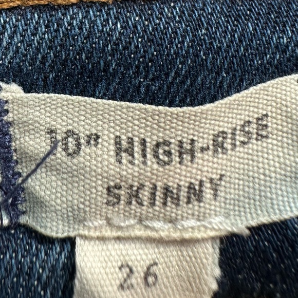 Madewell 10" High-Rise Skinny Jeans in Danny Wash TENCEL Denim Edition -  26x28 - Picture 10 of 12